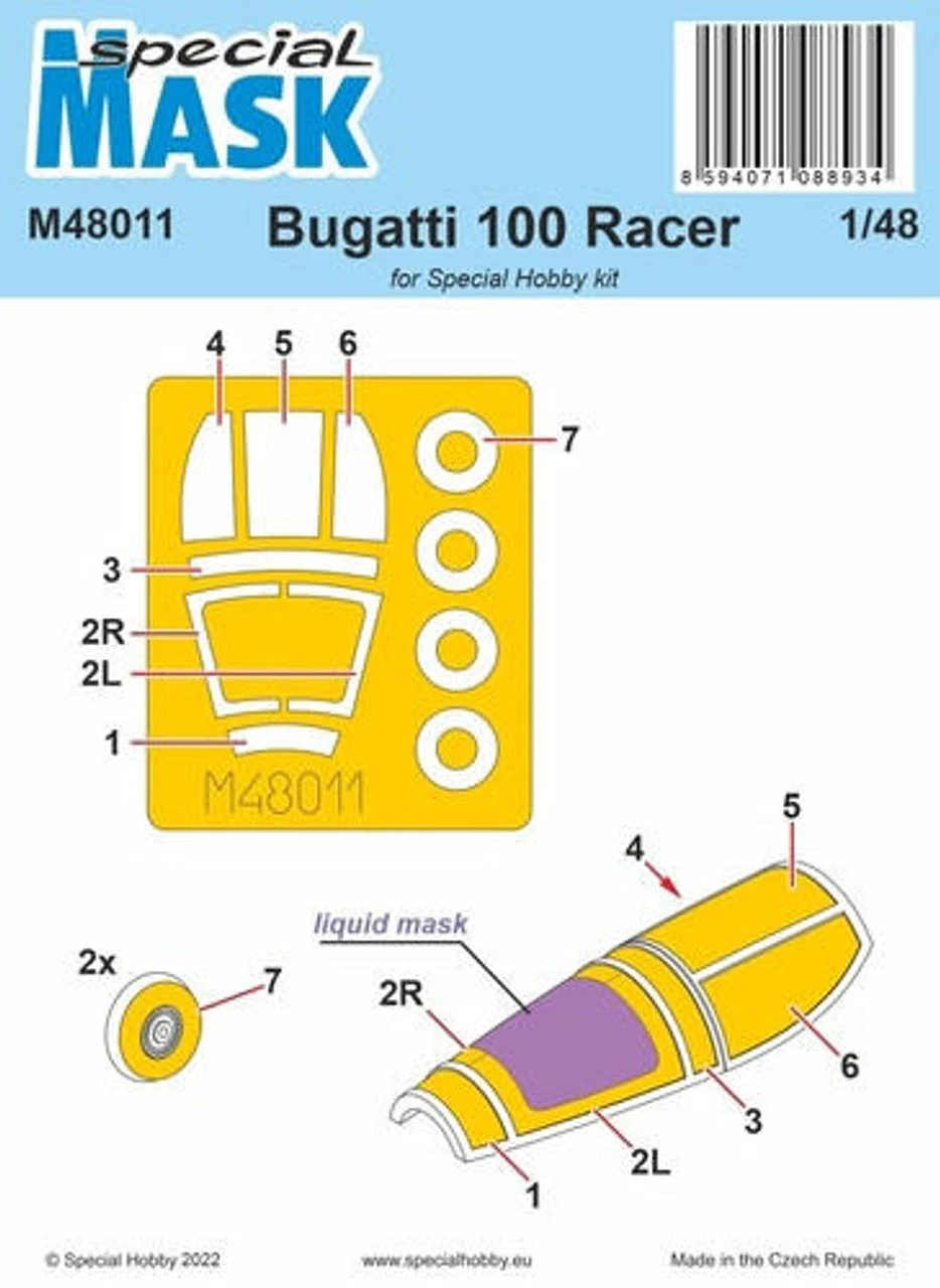 CMK 1/48 CMK Bugatti 100 MASK