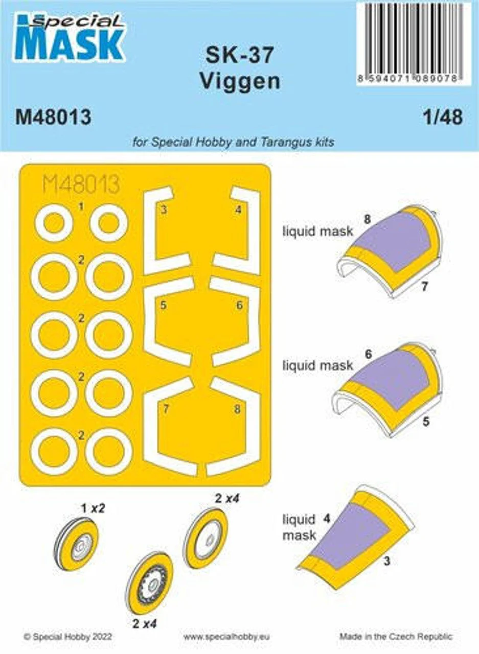 CMK 1/48 CMK SK-37 Viggen MASK