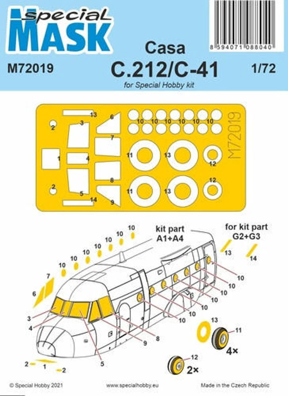 Special Hobby 1/72 Special Hobby Casa C.212/C-41 Mask Paint Mask