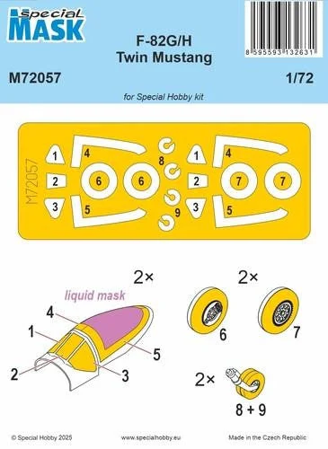 1/72 Special Hobby F-82G/H MASK