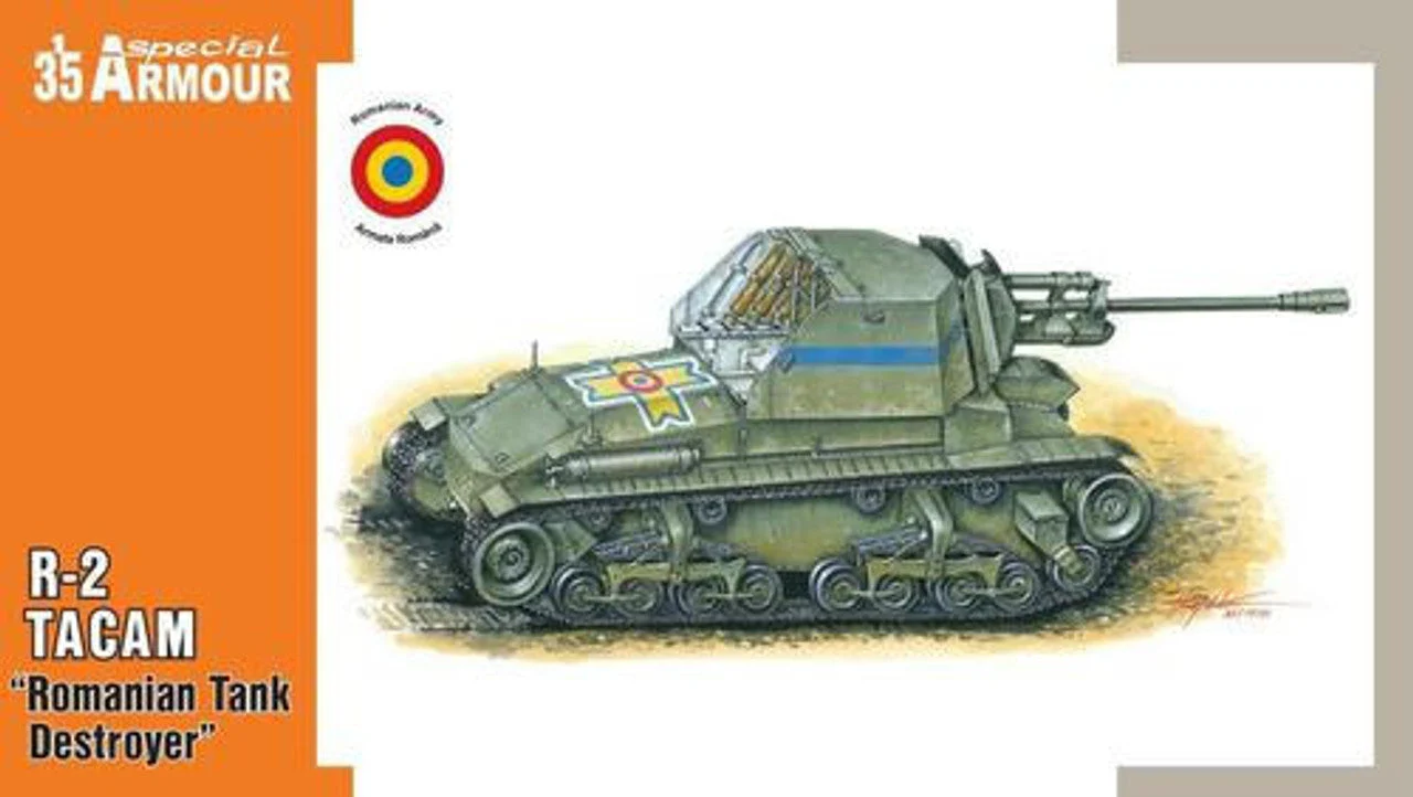 Special Hobby 1/35 Special Armour R-2 TACAM Romanian Tank Destroyer Plastic Model Kit