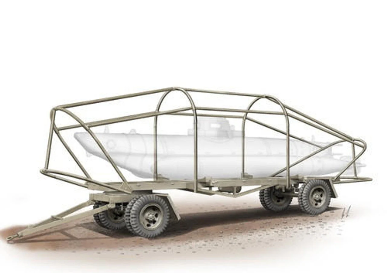 Special Hobby 1/72 Special Armour Biber Trailer Plastic Model Kit