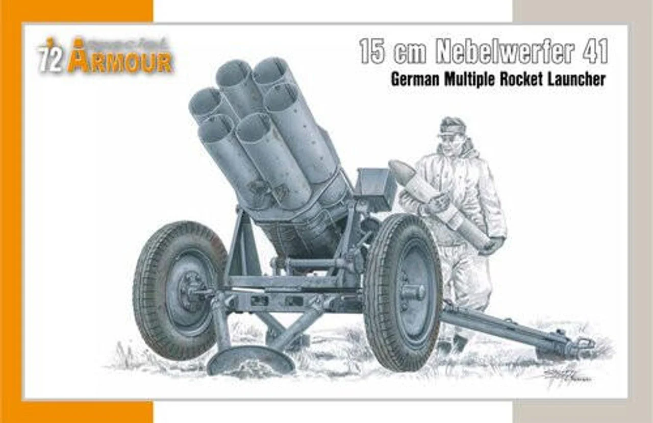 Special Hobby 1/72 Special Armour 15 cm Nebelwerfer 41 German Multiple Rocket Launcher Plastic Model Kit