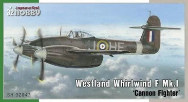 1/32 Special Hobby Westland Whirlwind Mk.I Cannon Fighter Plastic Model Kit