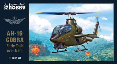 1/32 Special Hobby AH-1G Cobra Early Tails over Vietnam Hi-Tech Kit Plastic Model Kit