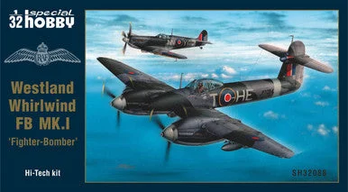 1/32 Special Hobby Westland Whirlwind FB MK.I Fighter-Bomber Hi-tech kit - Plastic Model Kit