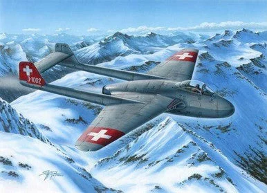 1/72 Special Hobby DH.100 Vampire Mk.I The First Jet Guardians of Neutrality Plastic Model Kit