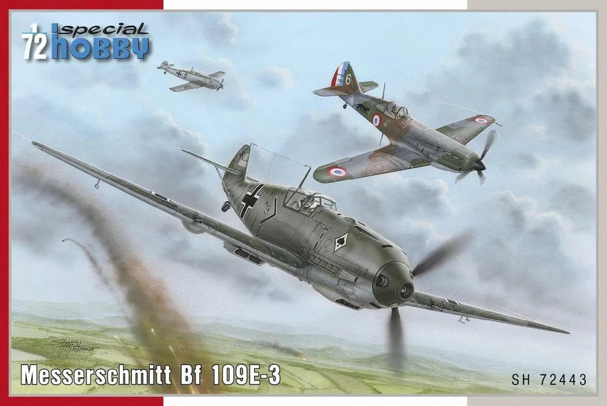 1/72 Special Hobby Messerschmitt Bf 109E-3 Plastic Model Kit