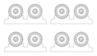 1/72 CMK Panther Ausf.A/D wheels set for REV