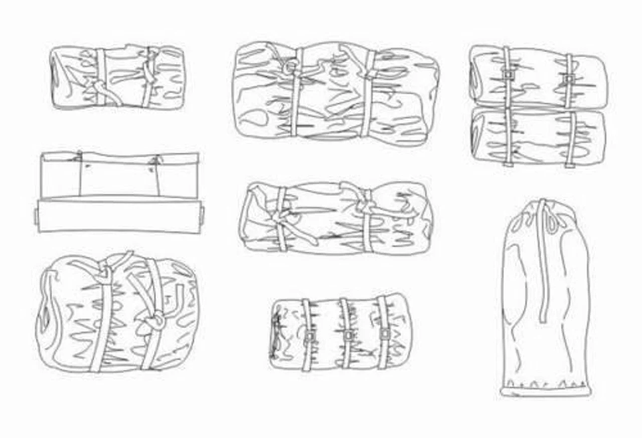 CMK 1/35 CMK Rucksacks and tents