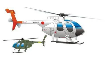 1/48 CMK MD-500E/OH-6DA - Conversion set