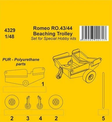 1/48 CMK Romeo Ro.43/44 Beaching Trolley