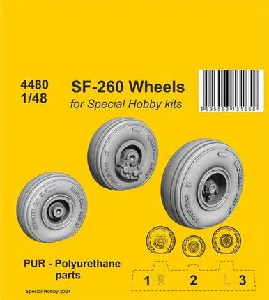 1/48 CMK SF-260 Wheels / for SH kits