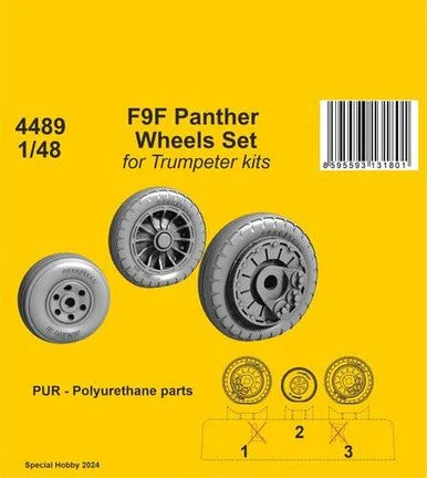1/48 CMK F9F Panther Wheels Set / for Trumpeter kits