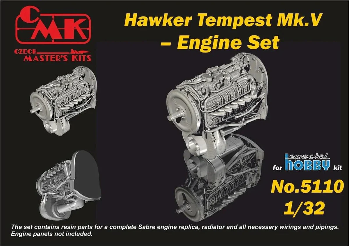 1/32 CMK Tempest Engine Set for Special Hobby kit Resin