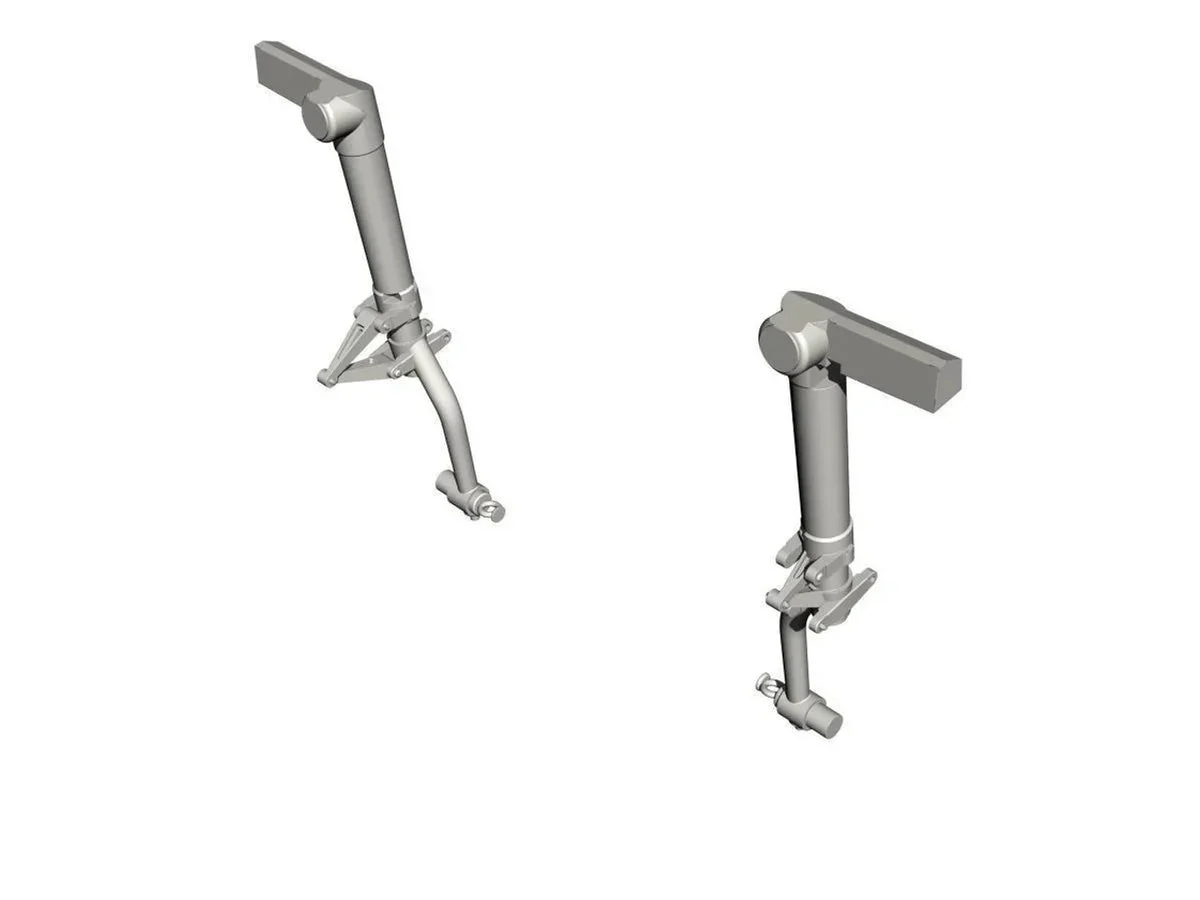 1/32 CMK P-51D Mustang Main Undercarriage Strengthened legs. for Revell kit Resin