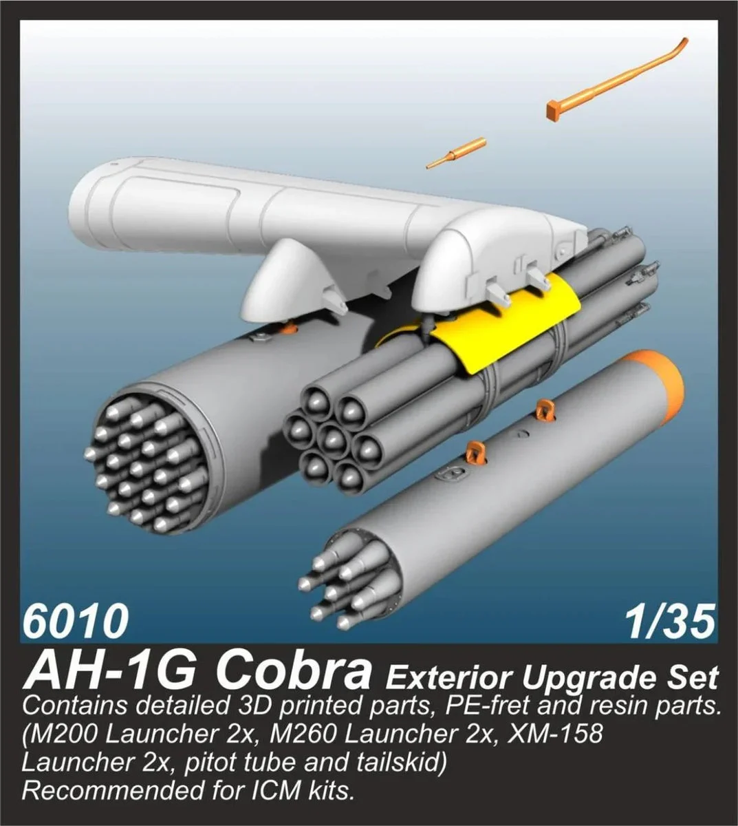 1/35 CMK AH-1G Cobra Exterior Upgrade Set for ICM kits