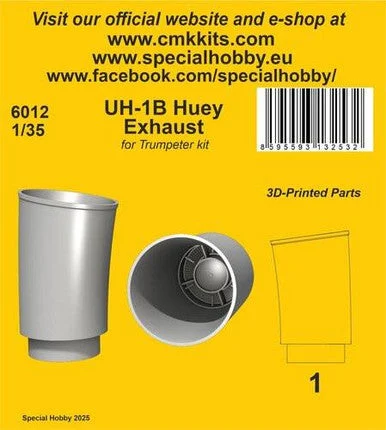 1/35 CMK UH-1B Huey Exhaust / for Trumpeter kit
