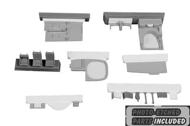 1/72 CMK B-25C/D Pilots Cockpit and Radio Compartment Resin