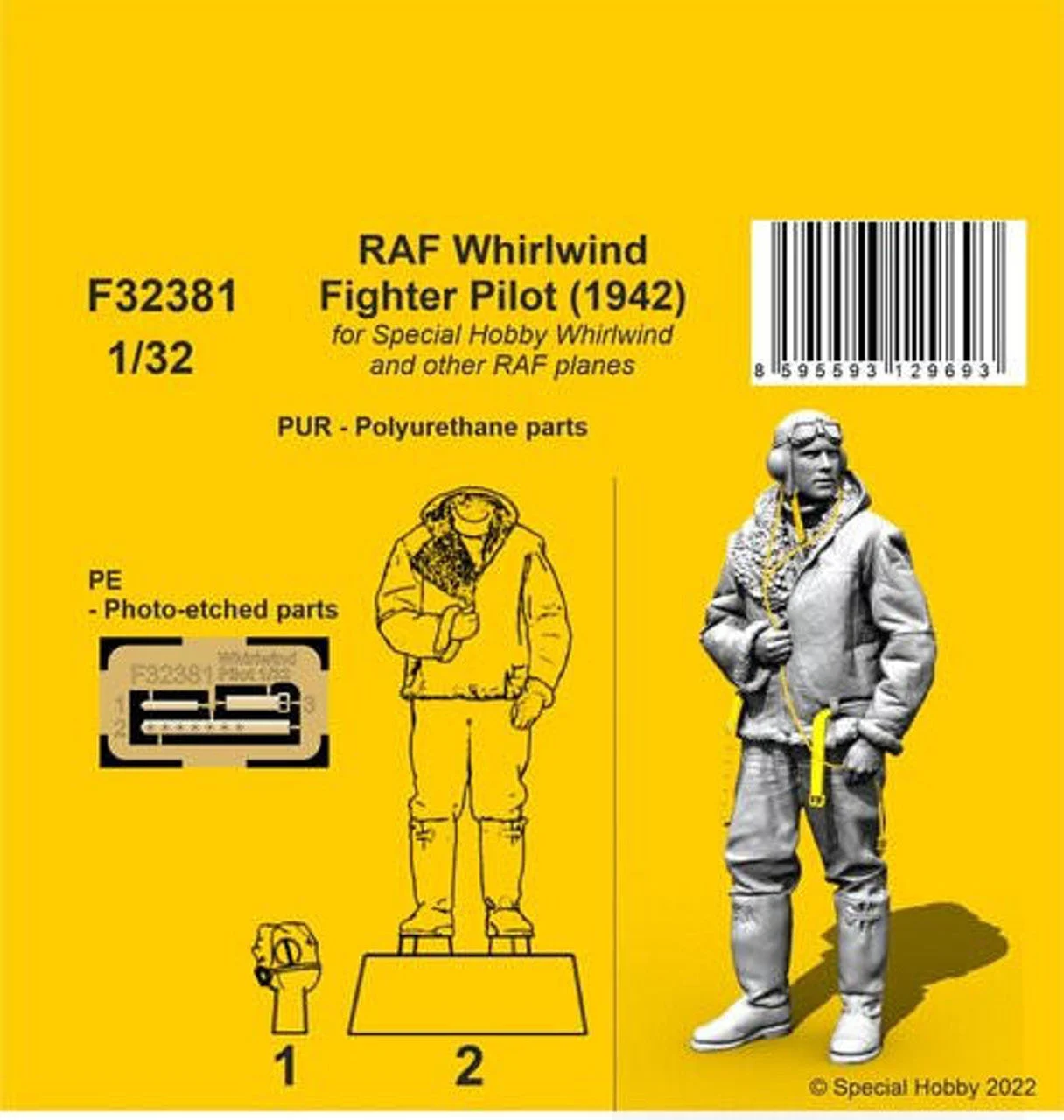CMK 1/32 RAF Whirlwind Fighter Pilot (1942)