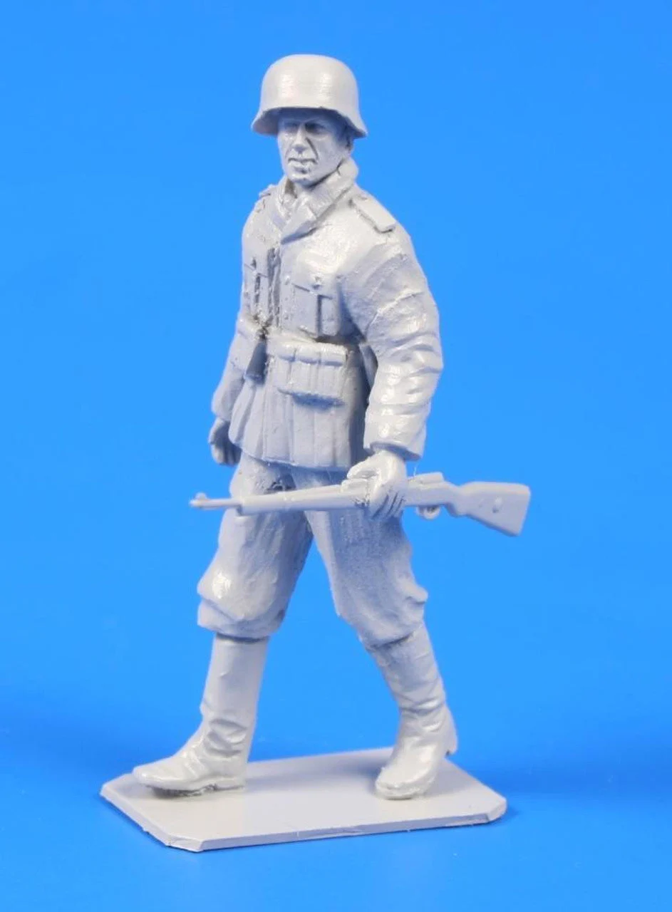 CMK 1/48 German WWII Soldier with mauser 98 Rifle Resin Figure Model Kit