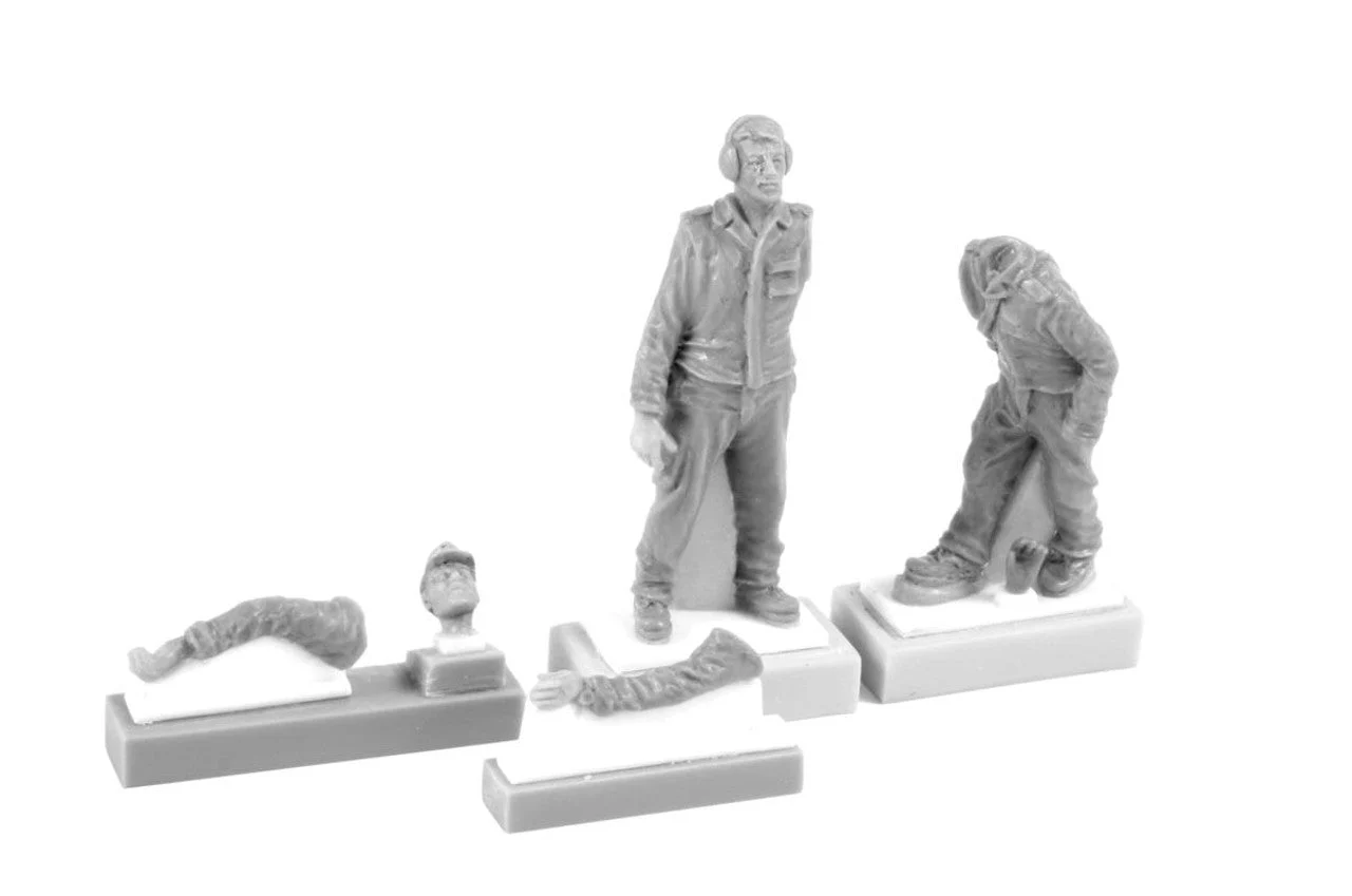 CMK 1/48 Viggen Ground Crew (2 figs.) Resin Figure Model Kit