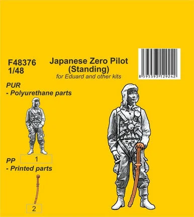 1/48 CMK Japanese Zero Pilot (Standing) Resin Figure Model Kit