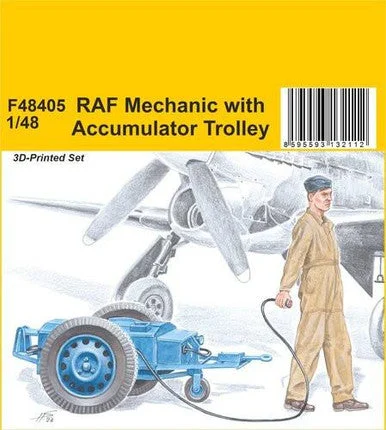 1/48 CMK RAF Mechanic with Accumulator Trolley