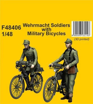 1/48 CMK Wehrmacht Soldiers with Military Bicycles