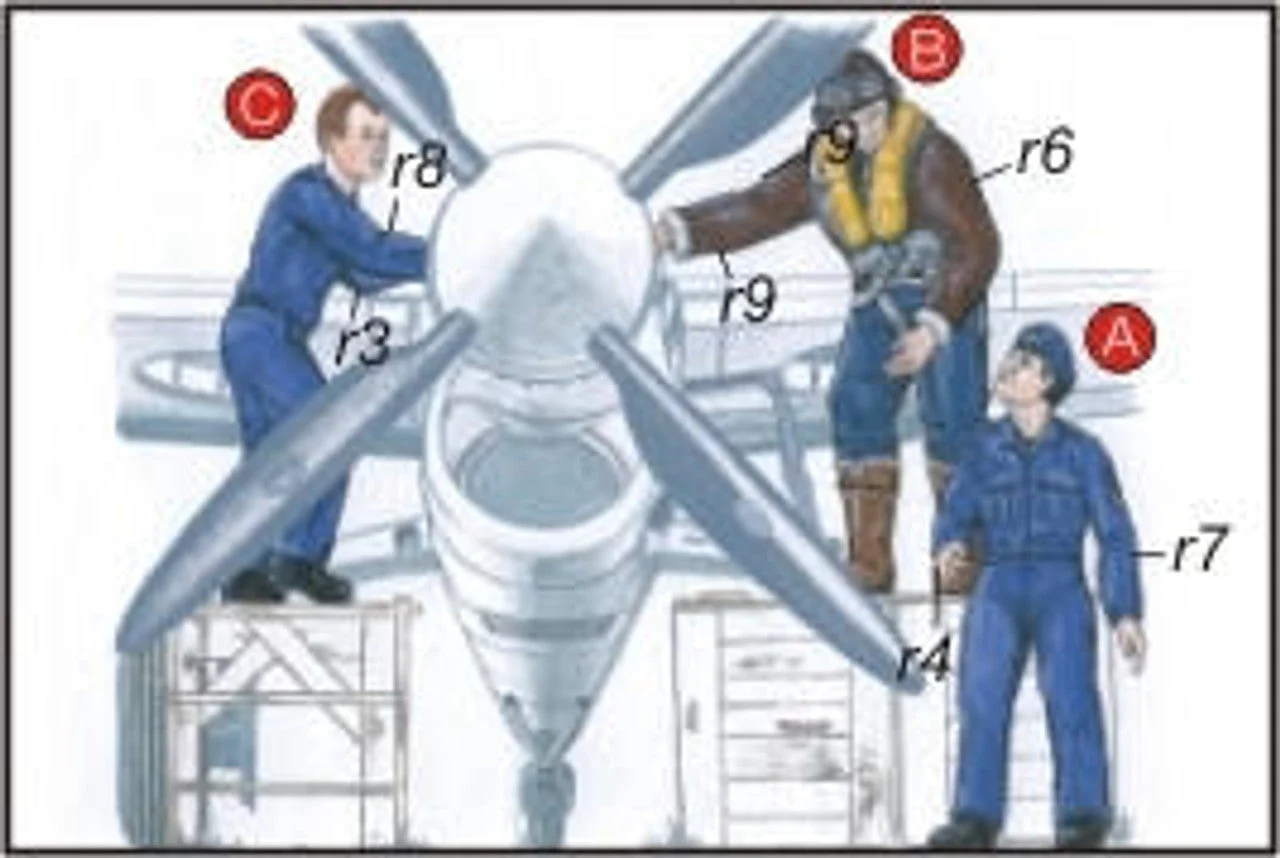 CMK 1/72 Royal Navy Pilots (2 fig.) And Mechanic WW II