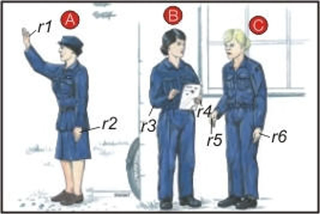 CMK 1/72 WAAF WWII Personnel (3 fig.)