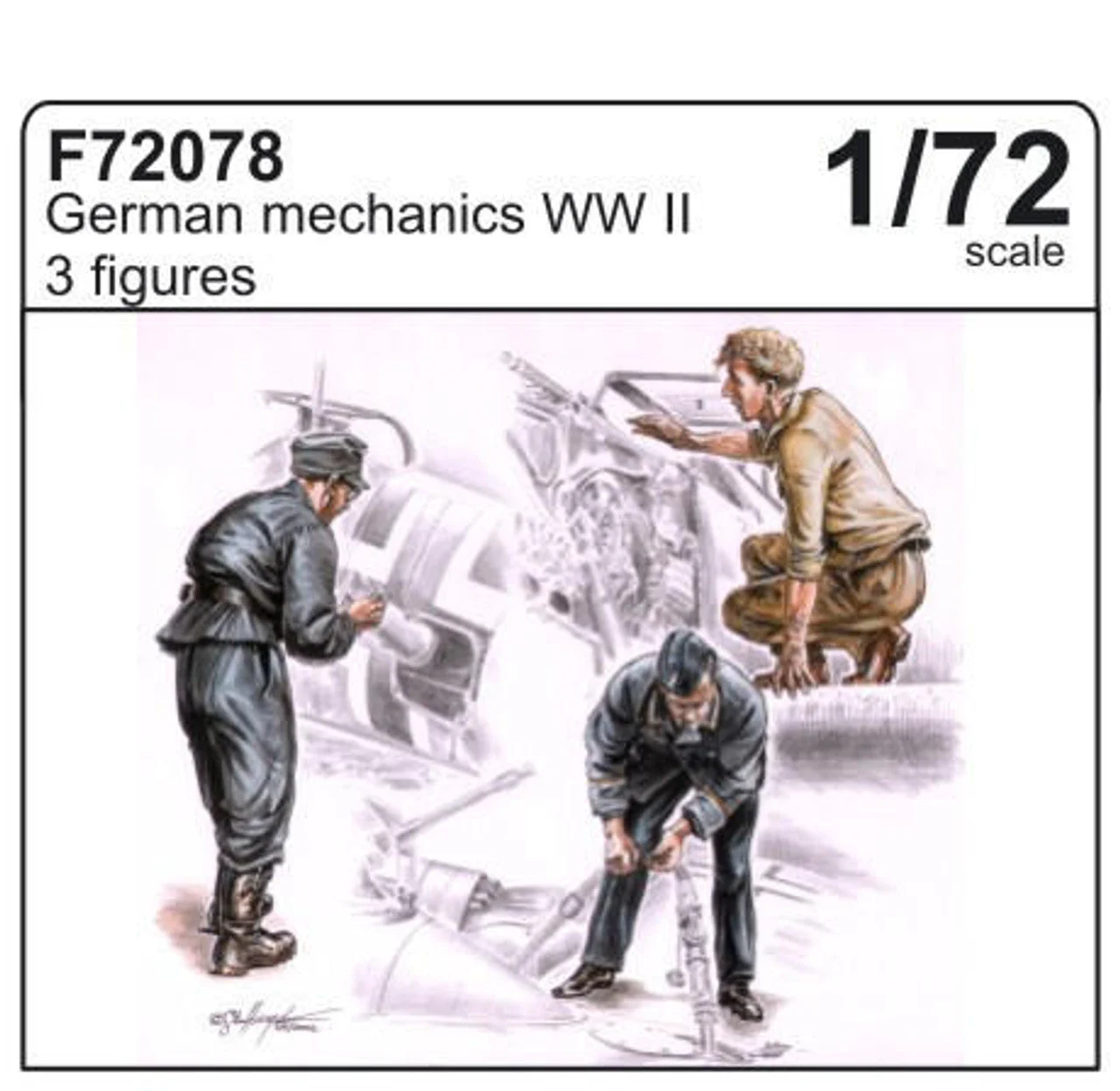 CMK 1/72 German Mechanics (3 fig.)