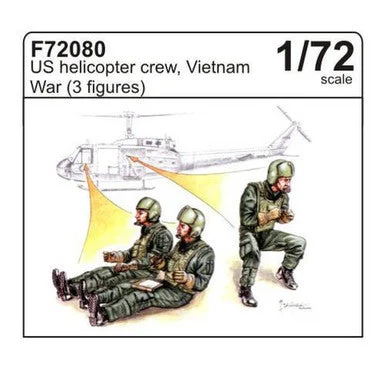 1/72 CMK US helicopter crew, Vietnam War (3 fig.)