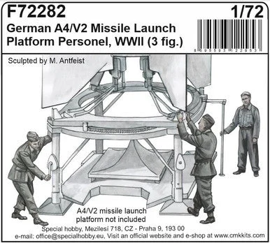 1/72 CMK German A4/V2 missile launch platform personne Resin Figure Model Kit