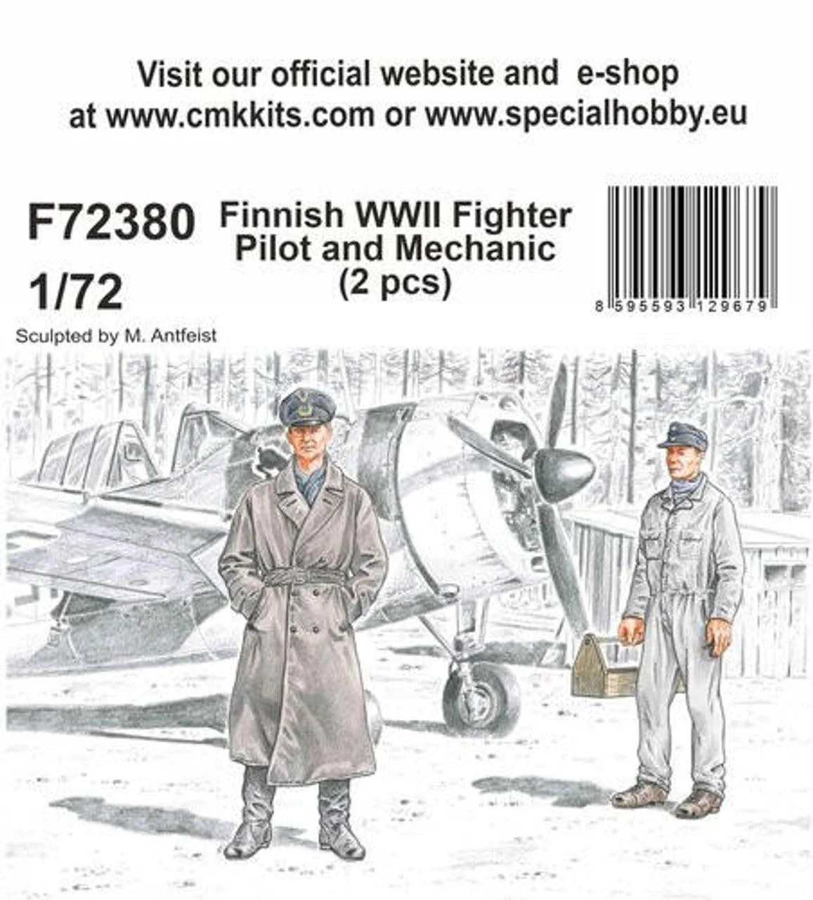 CMK 1/72 Finnish WWII Fighter Pilot and Mechanic