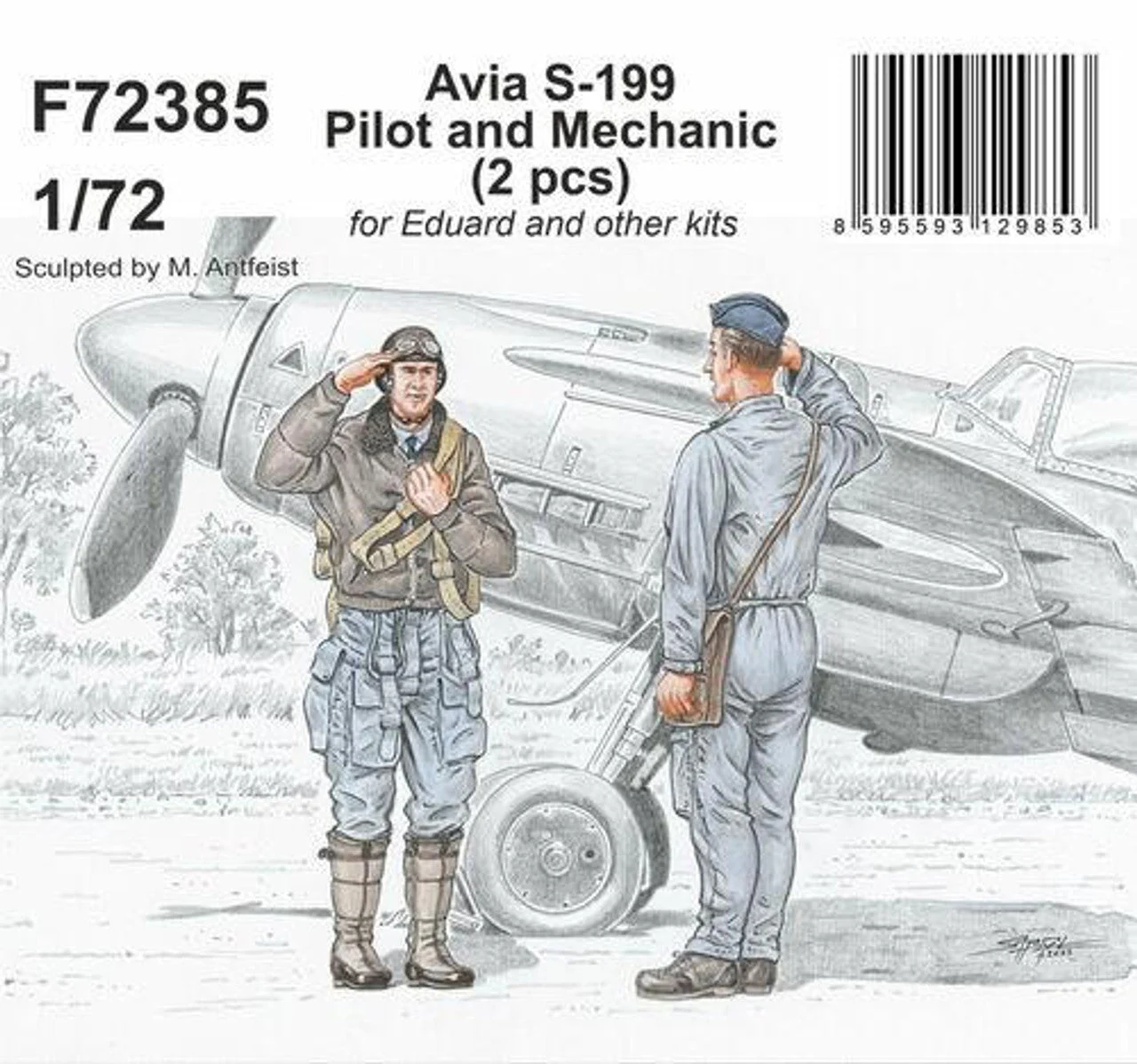 CMK 1/72 Avia S-199 Pilot and Mechanic / for Eduard and other kits