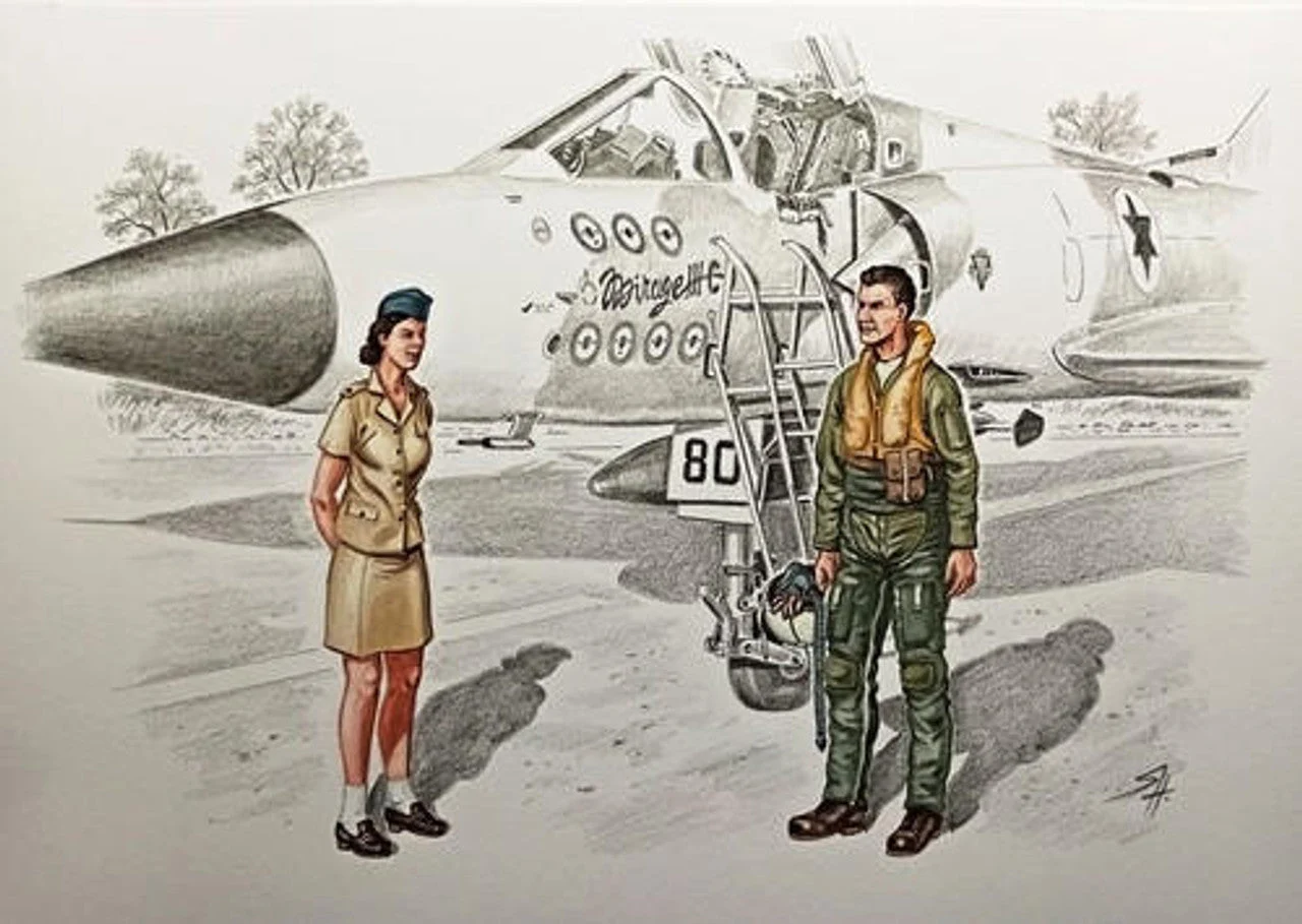 CMK 1/72 IAF Mirage IIICJ Pilot & Female Ground Crew