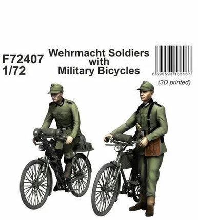 1/72 CMK Wehrmacht Soldiers with Military Bicycles