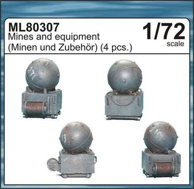 1/72 CMK Mines and equipment Resin