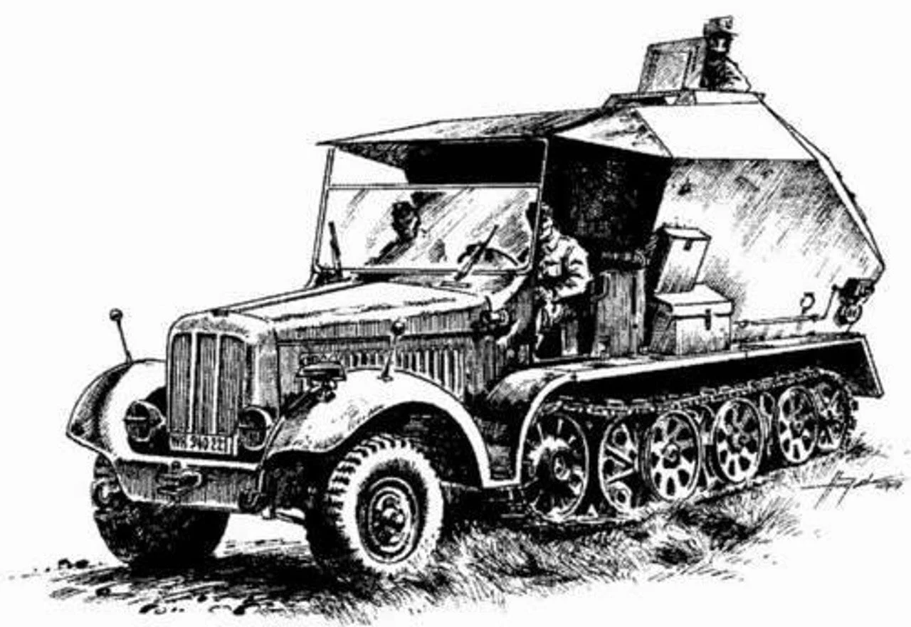 CMK 1/72 CMK SdKfz 7/3 Feuerleitpanzer
