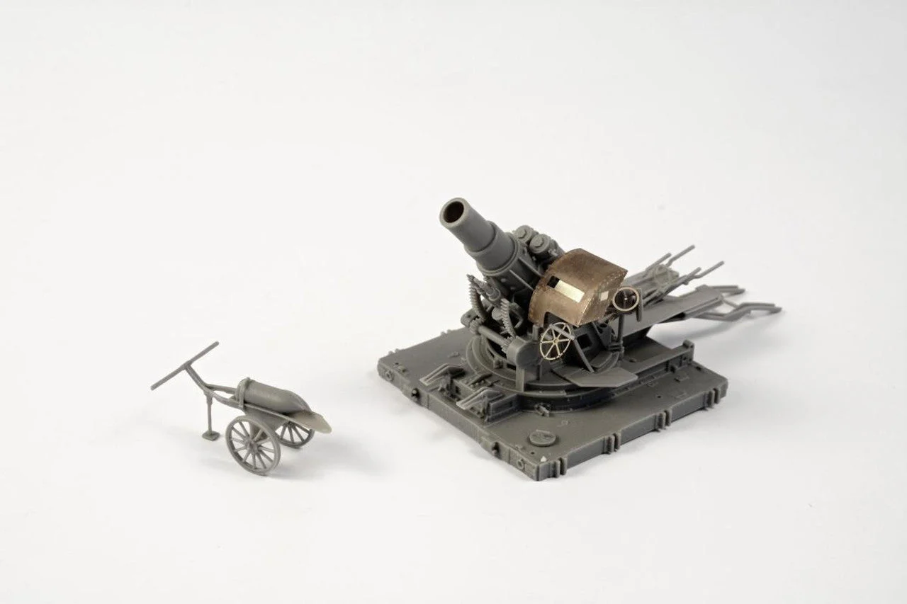 CMK 1/72 CMK Austro-Hungarian WWI 30.5 cm Belagerungsmorser M.11 (Skoda 30.5cm Haubitze) all resin kit Resin