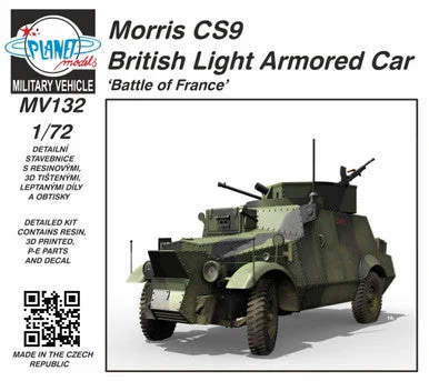 1/72 Planet Models Morris CS9 British Light Armored Car Battle of France1/72 - CMK