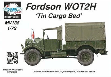 1/72 CMK Fordson WOT2H (15CWT) Tin Cargo Bed