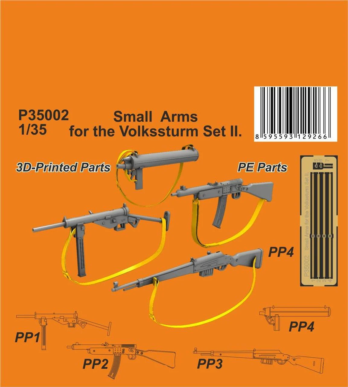CMK 1/35 CMK Small Arms for the Volkssturm Set II. 1/35 Resin
