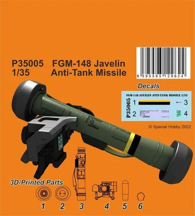 1/35 CMK FGM148 Javelin AntiTank Missile