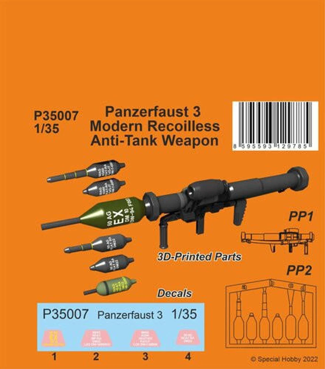 CMK 1/35 CMK Panzerfaust 3 - Modern Recoilless Anti-tank Weapon