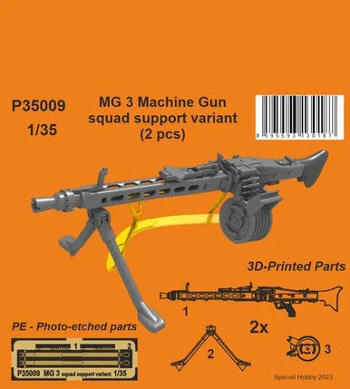 1/35 CMK MG 3 Machine Gun - squad support variant (2 pcs)