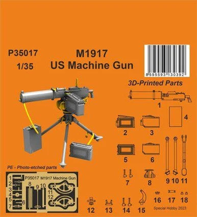 1/35 CMK M1917 Machine Gun
