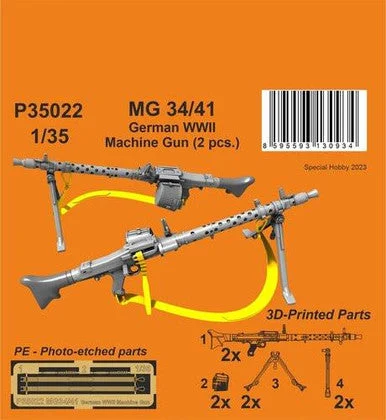 1/35 CMK MG 34/41 German WWII Machine Gun (2 pcs.) - Special Hobby