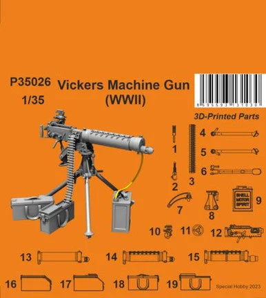 1/35 CMK Vickers Machine Gun (WWII variant)